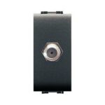 Presa Coassiale satellitare Tipo F Mylife Connettore F - ELETTROCANALI SERIE CIVILI ECL4053SAT