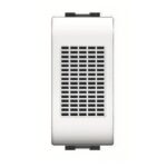 Suoneria elettrica acustica Mylife 220V 8Va Bianco - ELETTROCANALI SERIE CIVILI ECL407210WH