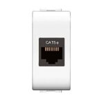 Presa Rj45 Mylife Categoria 5E Utp Bianca - ELETTROCANALI SERIE CIVILI ECL4083WH