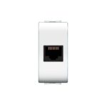 Presa telefonica RJ11 plug bianco My Life - ELETTROCANALI SERIE CIVILI ECL4084WH