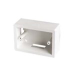 Scatola per 3 Apparecchi per Minicanale 120x83x45 Bianca - ELETTROCANALI SERIE CIVILI ECSPAB