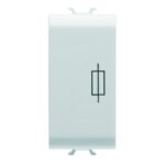 Portafusibile - 250V AC 16A - 1 Modulo Chorus Bianco - GEW GW10491