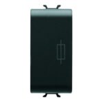 Portafusibile 250V AC 16A 1 Modulo Chorus Nero - GEW GW12491