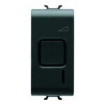 Suoneria - 12V AC 50 Hz 8VA 80 DBA 1 Metro 1 Modulo Chorus Nero - GEW GW12601