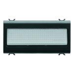 Lampada Autonoma di Emergenza - 230Vac 50/60HZ 1h - 4 Moduli Chorus Nero - GEW GW12666
