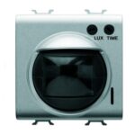 Rivelatore di Movimento a Raggi Infrarossi 230V AC 50/60HZ 1NA 2 Moduli Chorus Titanio - GEW GW14592