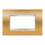 PLACCA A QUATTRO POSTO DI COLORE ORO - GEW GW16204MO