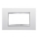 PLACCA A QUATTRO POSTI DI COLORE BIANCO LATTE - GEW GW16204TB