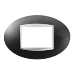 PLACCA A TRE POSTI DI COLORE ARDESIA - GEW GW16303VA