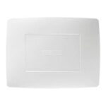 PLACCA A TRE POSTI CIECA DI COLORE BIANCO - GEW GW16723TB