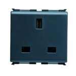 PRESA A DUE POLI BRITISH CON SCHERMI - GEW GW30219