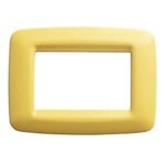 PLACCA A QUATTRO POSTI COLORE GIALLO MAIS - GEW GW32324