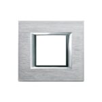 Placca Rettangolare 2 Posti Axolute Cromo - BTICINO LEGRAND HA4802CR
