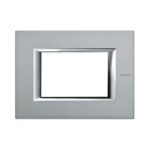 placca rettangolare 3 modul - BTICINO LEGRAND HA4803AZ