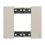 Placca Rettangolare 2 Posti Living Now Sabbia - BTICINO LEGRAND KA4802KM