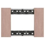 Placca Rettangolare 3 Posti Living Now Rame - BTICINO LEGRAND KA4803ZM