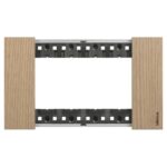 Placca 4 Posti Living Now Rovere - BTICINO LEGRAND KA4804LM
