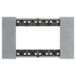 Placca Rettangolare 4 Posti Living Now Moon - BTICINO LEGRAND KA4804NW
