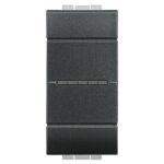Interruttore Assiale 10A 1P 1 Modulo Antracite LivingLight - BTICINO LEGRAND L4051N