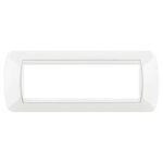Placca 7 Posti Living International Bianco - BTICINO LEGRAND L4807BI