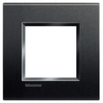 Placca 2 Posti Living Light Antracite - BTICINO LEGRAND LNA4802AR