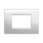 Placca 3 Posti Living Light Argento Lunare - BTICINO LEGRAND LNA4803GL