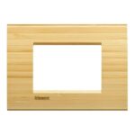 Placca 3 Posti Living Light Bamboo - BTICINO LEGRAND LNA4803LBA