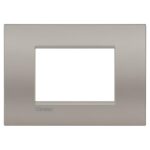 Placca 3 Posti Living Light Argilla - BTICINO LEGRAND LNC4803SB