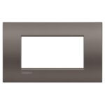 Placca 4 Posti Living Light Argilla - BTICINO LEGRAND LNC4804CY