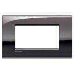 Placca 4 Posti Living Light Peltro - BTICINO LEGRAND LNC4804PT