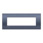 Placca 7 Posti Living Light Blue Moon - BTICINO LEGRAND LNC4807BM