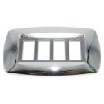 Placca Modì 4 Moduli Argento - MAS MD224