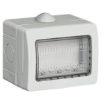 Custodia IP55 con base e coperchio 3 PostI Luna - BTICINO LEGRAND 24503