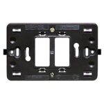 Supporto Largo 2 Posti Scatola Tonda Magic - BTICINO LEGRAND 500S/23