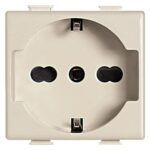 Presa Standard Tedesca e Bipasso 10/16A 250 V Magic - BTICINO LEGRAND A5440/16