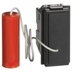 Pulsante a tirante 10 A 250 Va.c. 1NO 1NC 1 modulo Living Now Nero - BTICINO LEGRAND KG4033