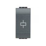 Copritasto con lente illuminabile con simbolo luce 1 modulo Antracite - BTICINO LEGRAND L4916A