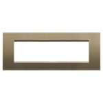 Placca Quadra 7 moduli LivingLight colore Square - BTICINO LEGRAND LNA4807SQ