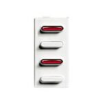 Blocchetto 4 Tasti 2 Pulsanti + 2 LED - BTICINO LEGRAND 337514