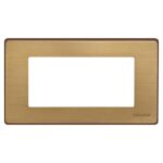 Placca 4 Posti Matix Bronzo - BTICINO LEGRAND 504/4A/BR