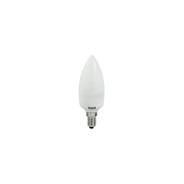 Lampada Fluorescente Compact Oliva 11W E14 2700K - BEGHELLI 50490