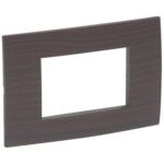 placca WENGE'legni tecnici A TRE moduli - LEG 685666