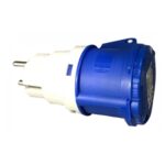 Adattatore Industriale Schuko 16A 2 Poli+T - ELETTROCANALI SERIE CIVILI EC690512