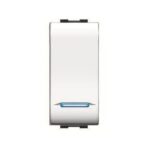 Interruttore Unipolare Illuminabile Mylife 16Ax Bianco - ELETTROCANALI SERIE CIVILI ECL4012WH