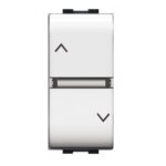 Commutatore Mylife Unipolare Off Centrale Bianco - ELETTROCANALI SERIE CIVILI ECL4020WH