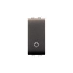 Pulsante Unipolare My Life 16A Nero - ELETTROCANALI SERIE CIVILI ECL4021