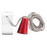 Pulsante Unipolare con corda My Life 16A Bianco - ELETTROCANALI SERIE CIVILI ECL4024WH