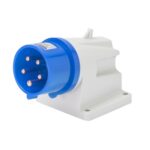 Spina Fissa da Parete a 90° IP44 - 3P+T 32A 200-250V 50/60HZ 9H - GEW GW60416