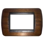 Placca Living International 7 Moduli Legno Mogano - BTICINO LEGRAND L4803LMG
