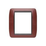 Placca Tonda 3+3 Poli Living International Amaranto - BTICINO LEGRAND L4826AT